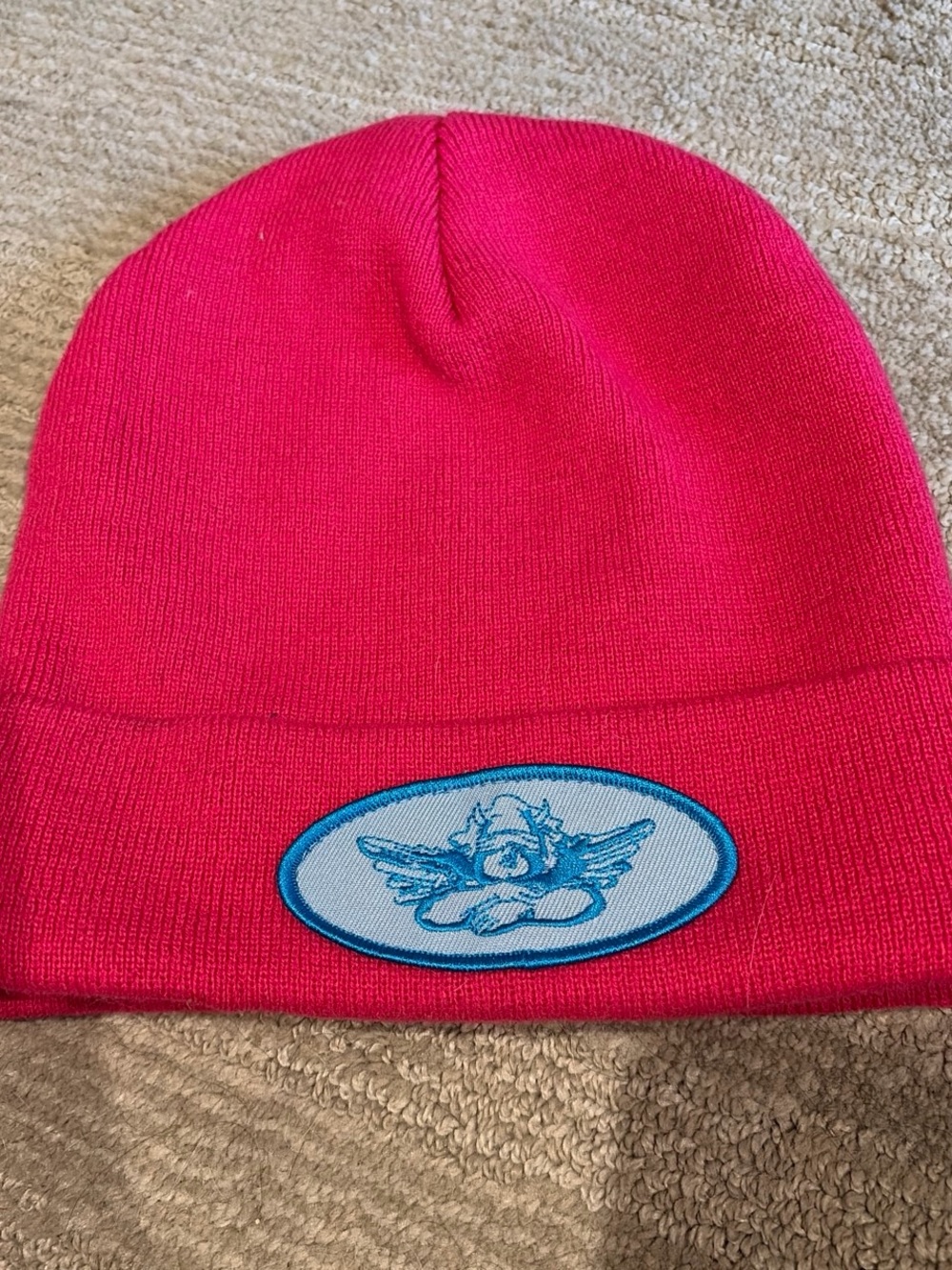hot pink boys lie beanie